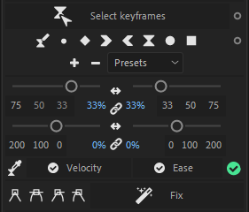 Keyframe panel