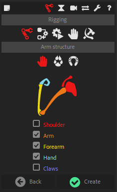 arm structure